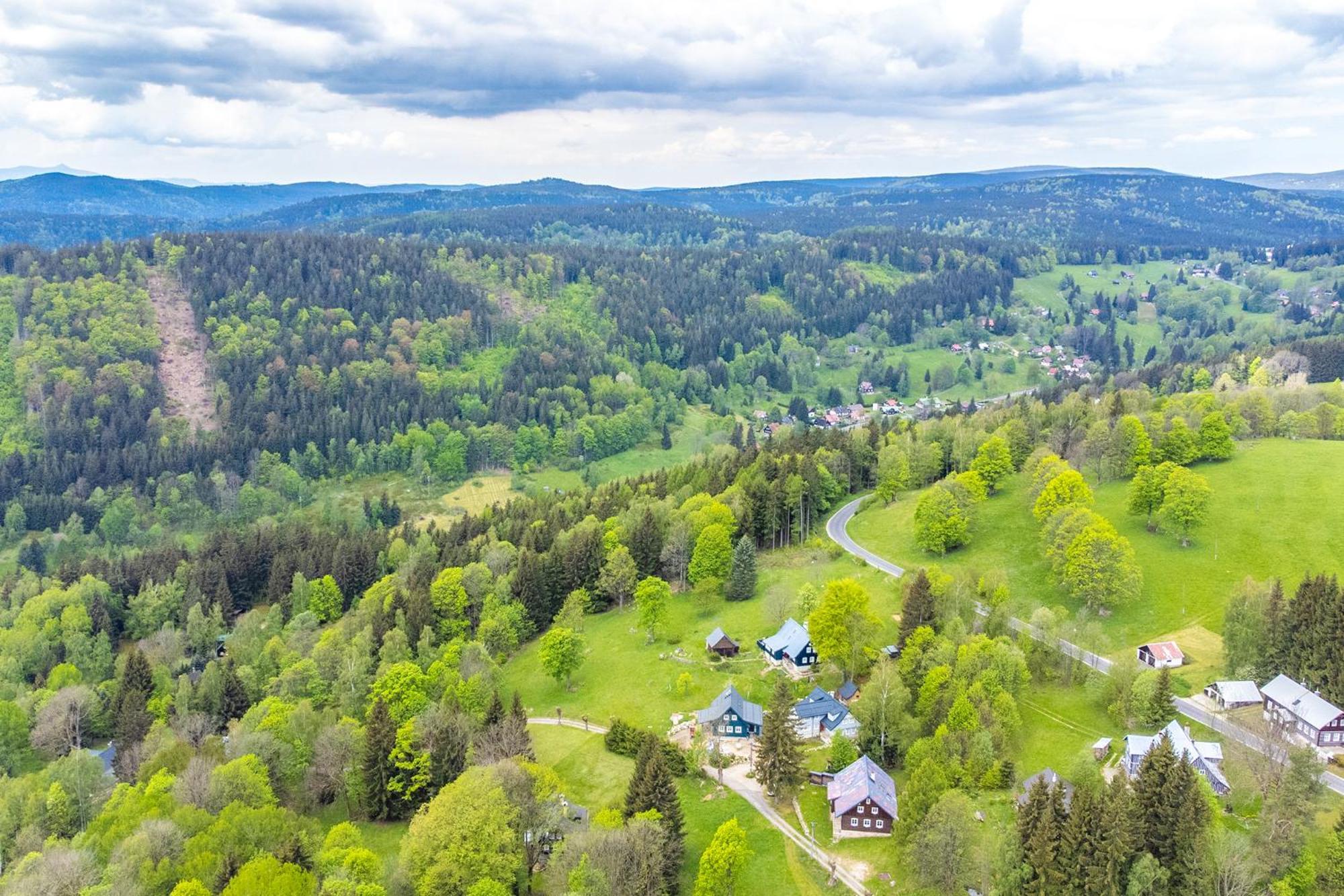 Chalupa Kukajda Desná Exteriér fotografie